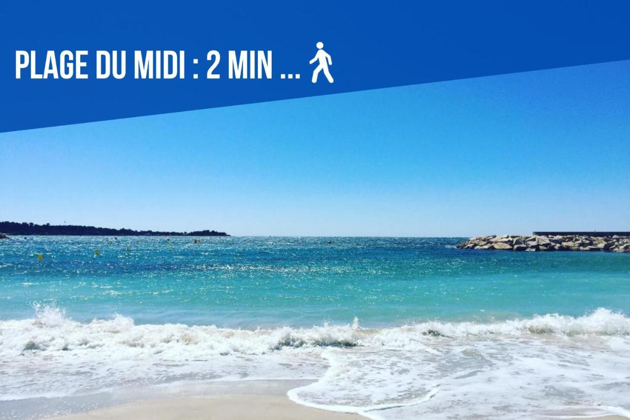 Le Dol - 150M Plages - Suquet - Verriere Cote D'Azur Cannes Exteriör bild